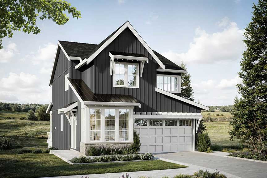 The Golden Hour Design - Front Elevation