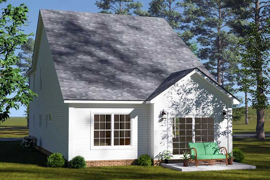 The Suncrest Design - Back Elevation