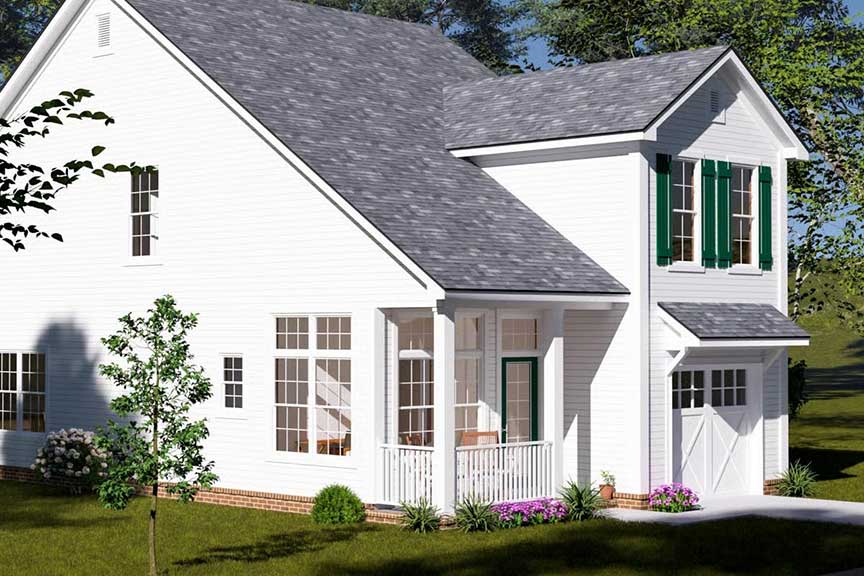 The Suncrest Design - Side Elevation